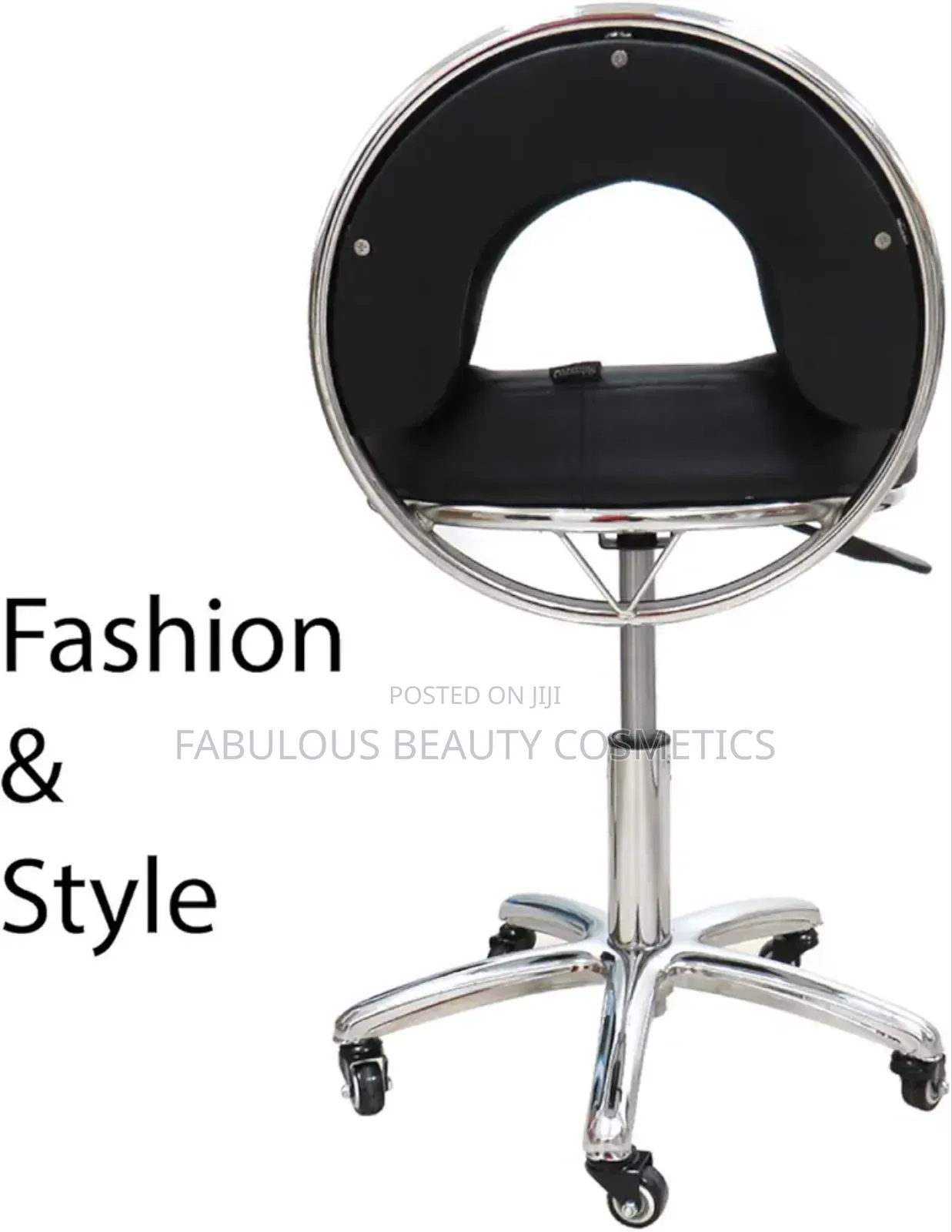 Deluxe Hydraulic Manicure Rolling Stool