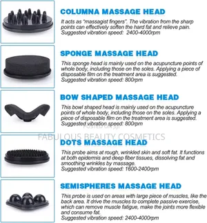 G5 Vibration Body Massager With 5 Massager Heads