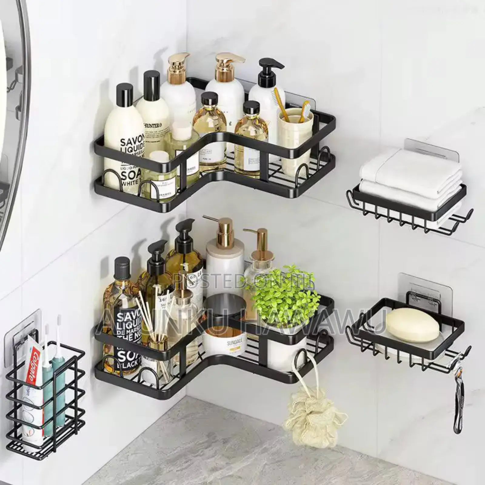 Corner Shower Caddy Set