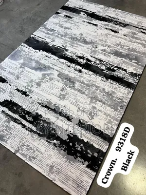 White and Black Center Rugs