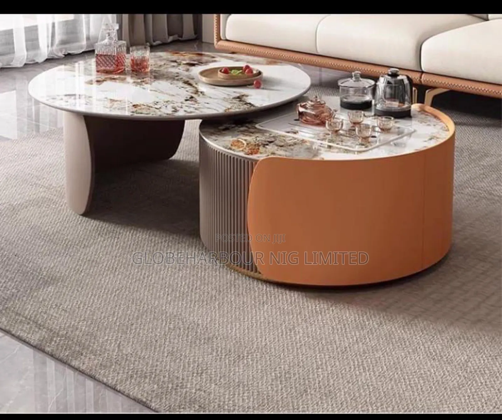Luxury Mable Top Center Table