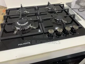 Polystar 4 Burner Inbuilt Gas Cooker