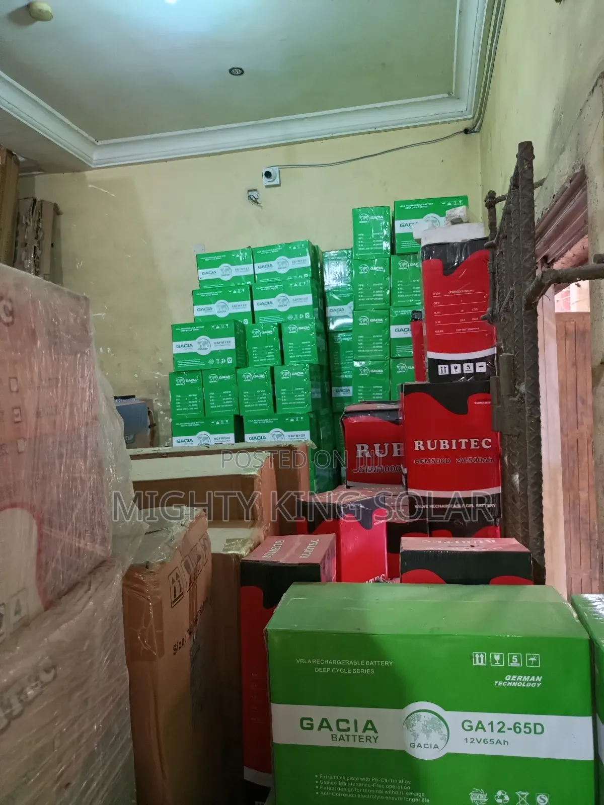 This Is Gacia 65ah Gel Battery