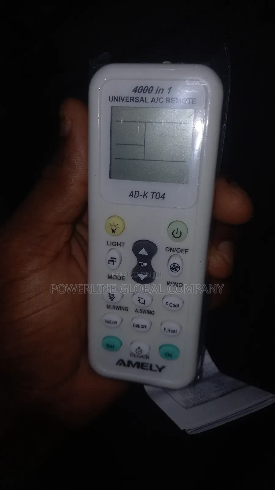 Universial Ac Remote for Replacement Get From Powerline