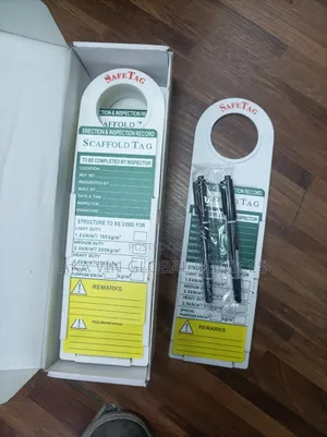 Plastic Safety Scaffolding Holder Tag