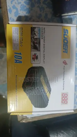 Suoer 10a Intelligent Digital Display Charger,