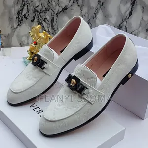 Versace and Louis Vuitton White Luxury Shoe