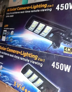 Ai Solar Camera + Lighting 2 in 1 450w