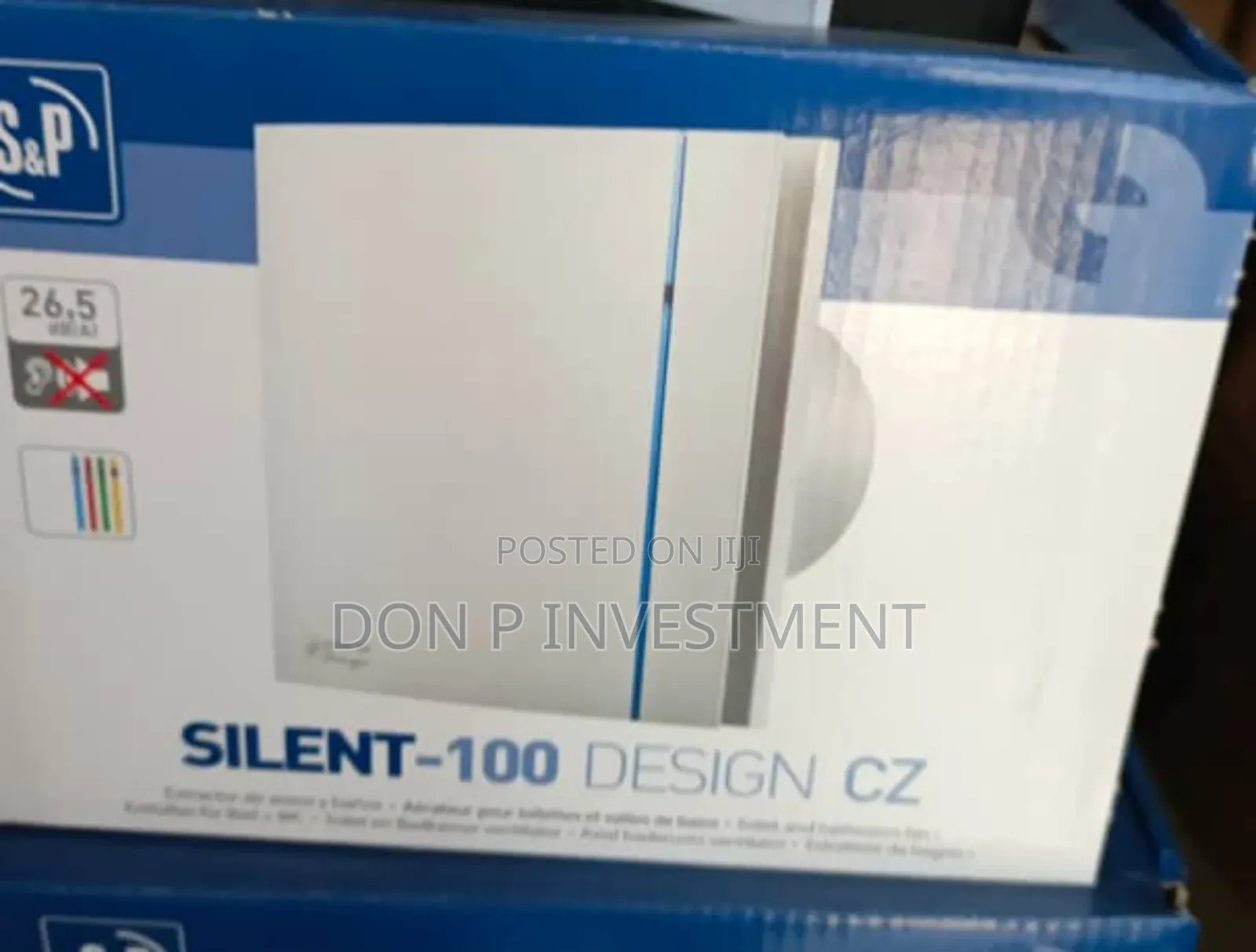 Silent 100 Designer Ultra Quiet Bathroom Extractor Fan