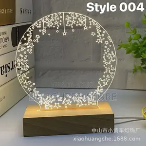 Diy Creative Acrylic Usb Message Board With Led Light Kit