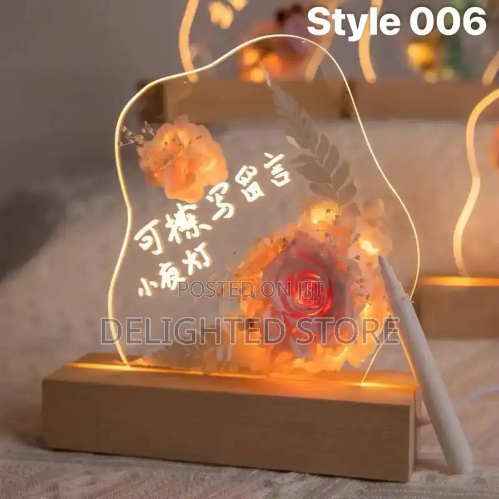 Diy Creative Acrylic Usb Message Board With Led Light Kit