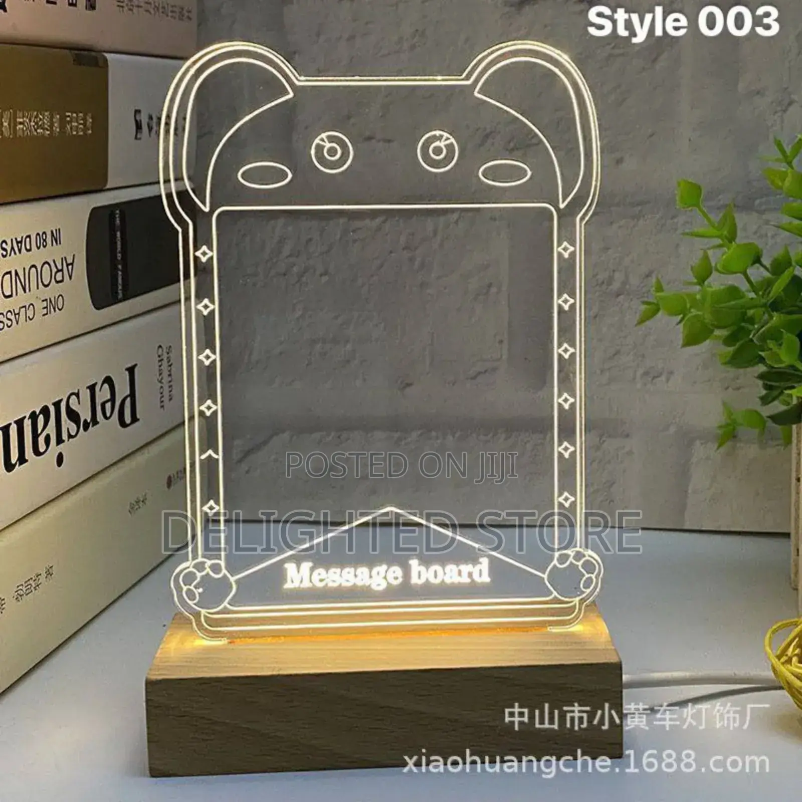 Diy Creative Acrylic Usb Message Board With Led Light Kit