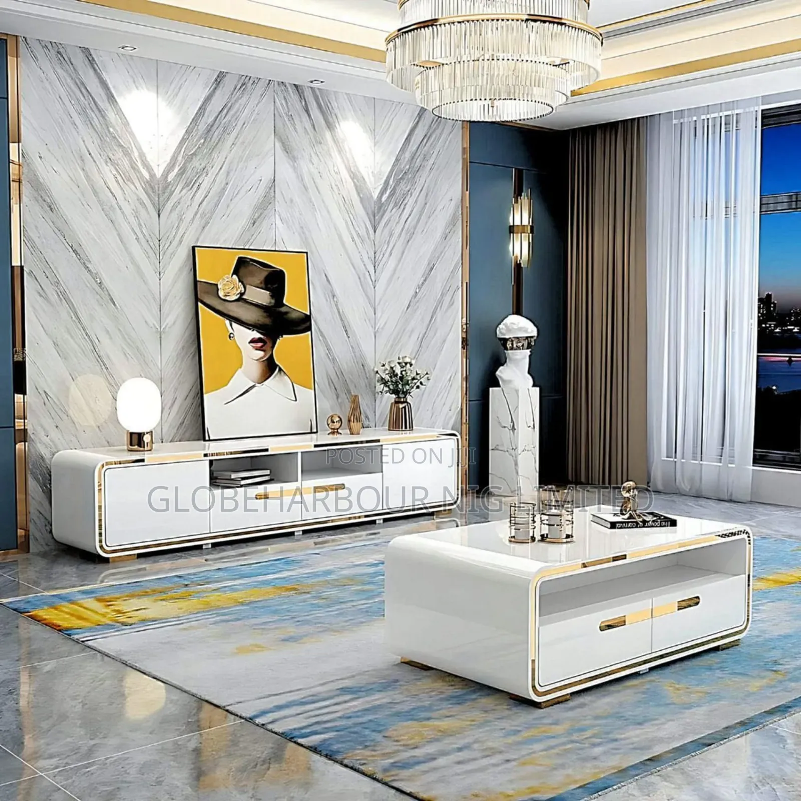 Luxury Center Table With Tv Stand