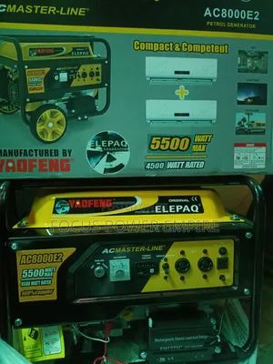 Original 5.5kva Elepaq Ac Master Silent Noisy  Copper Coil