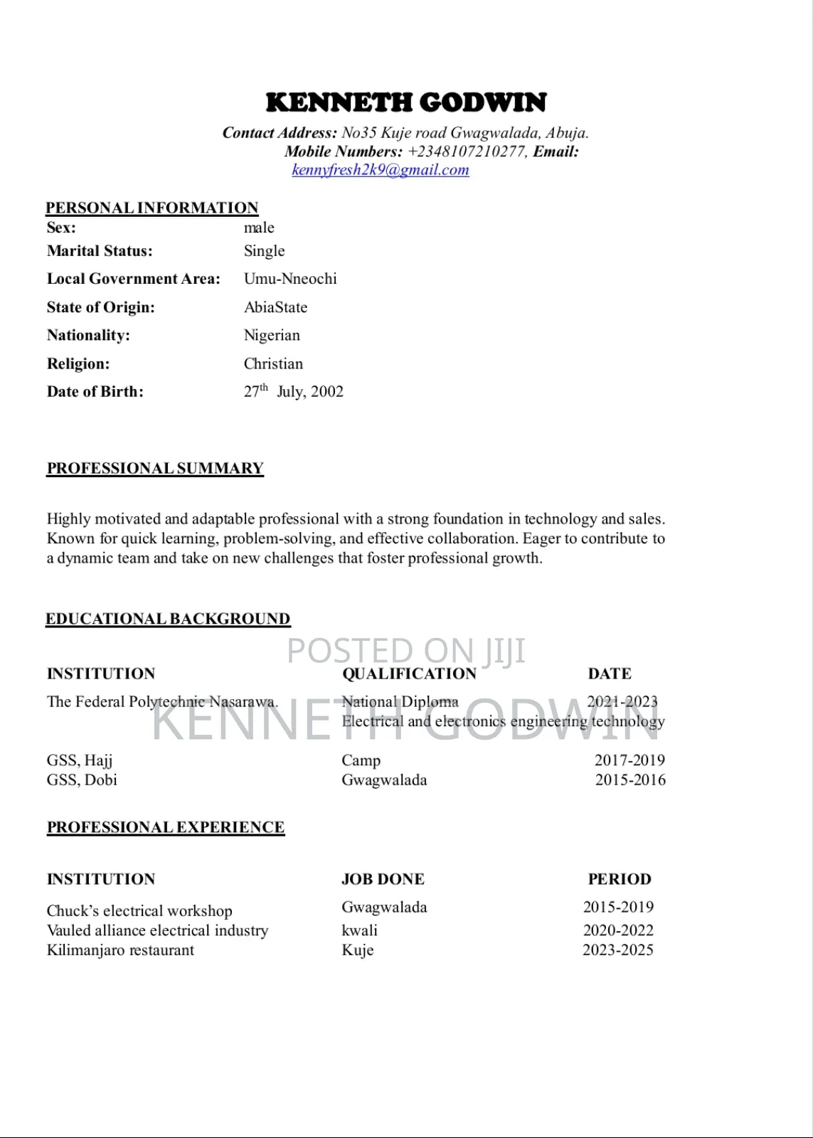 Multi Purpose Agent