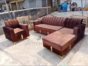 Fully Padded L Shape Sofa With Single