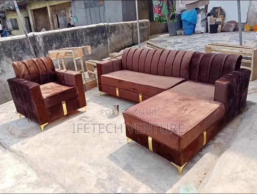 Fully Padded L Shape Sofa With Single