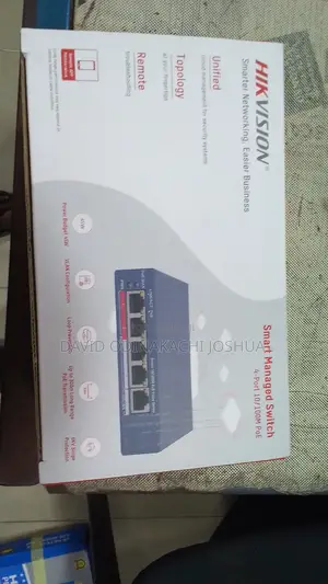 Photo - Ds-3e1105p-Ei
Smart Managed 4-Port 100 MBPS Poe Switch
