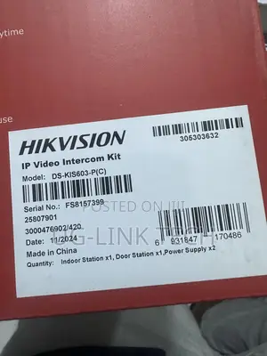 Hikvision Ip Video Door Phone Kis603-p
