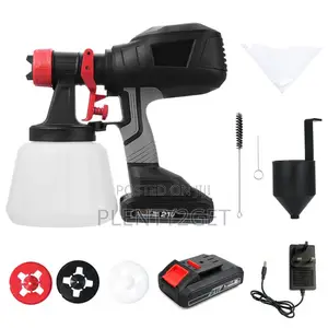 Electric Paint Sprayer With 2pcs 2.0ah Batteries