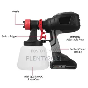 Electric Paint Sprayer With 2pcs 2.0ah Batteries