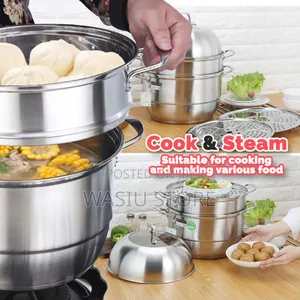 30cm 2 Layer Stainless Steel Cooker Steamer