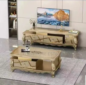 1.5 Metre Adjustable Royal Tv Stand With Centre Table