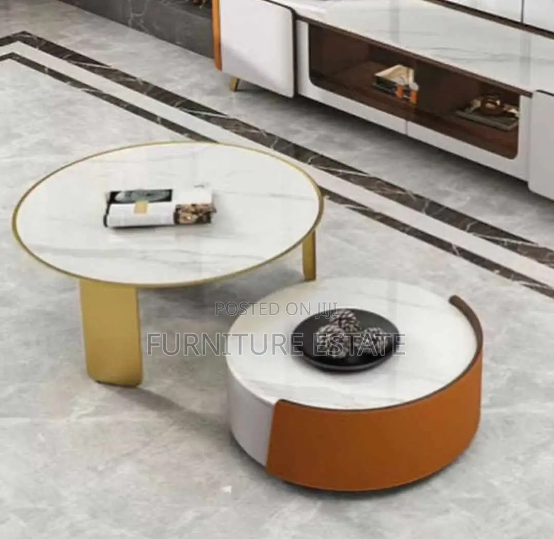2 in 1 Extendable Marble Centre Table