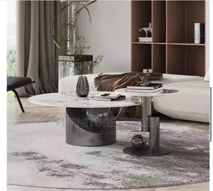 2 in 1 Luxury Marble Centre Table