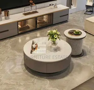 2 in 1 Luxury Modern Centre Table