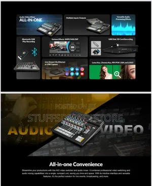 Shark H4m/S4m-4-Ch Audio Video Switcher