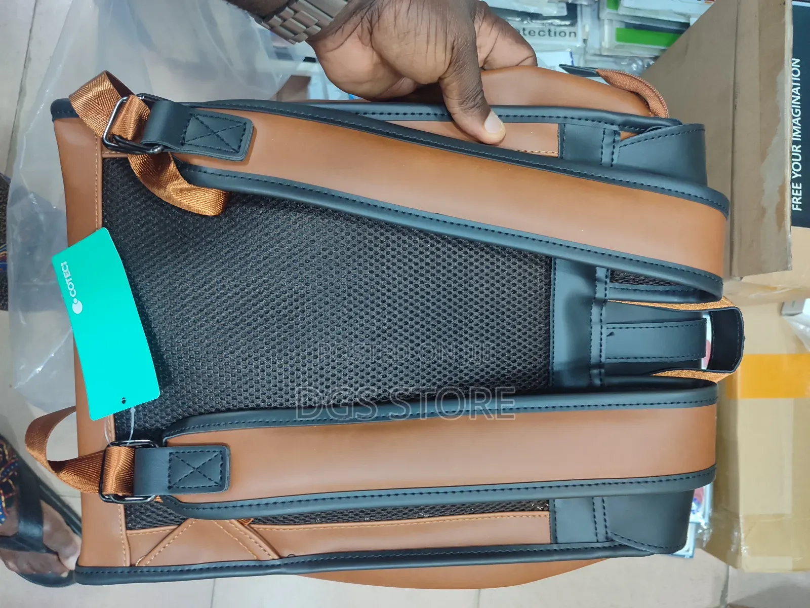 Coteci Elegant Series Two Color Backpack Laptop Bag
