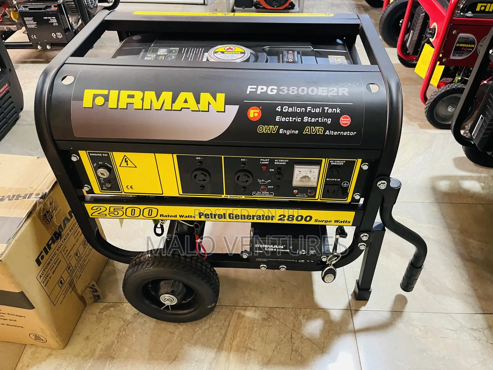 Fpg3800e2 Firman Remote Start Generator 100% Copper