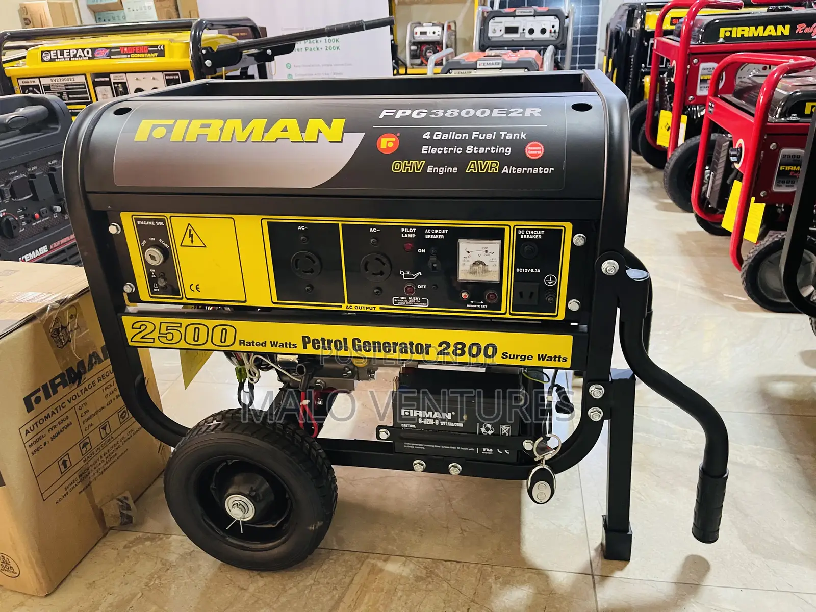 Fpg3800e2 Firman Remote Start Generator 100% Copper