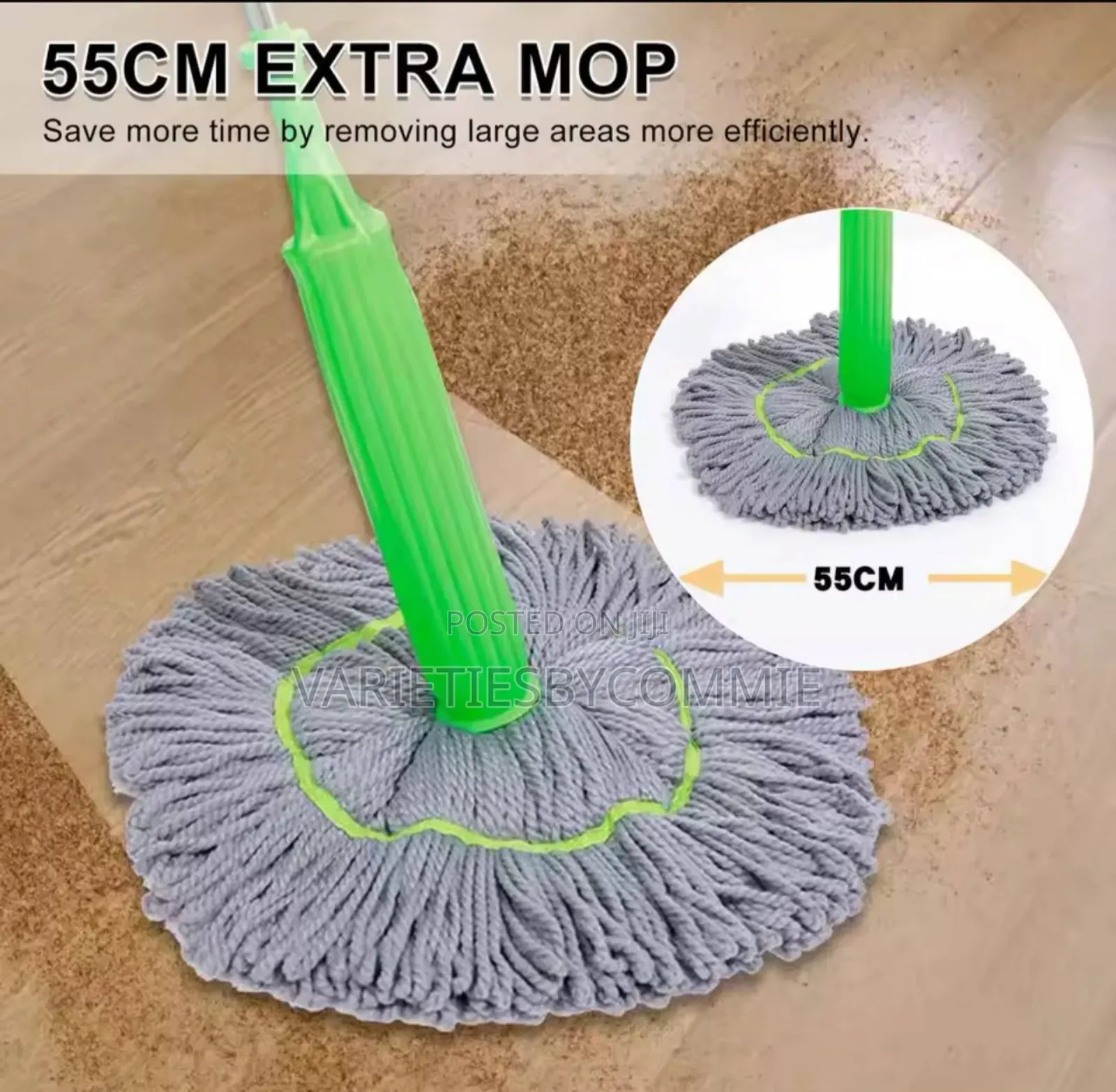 Wet and Dry Long Microfiber Mop