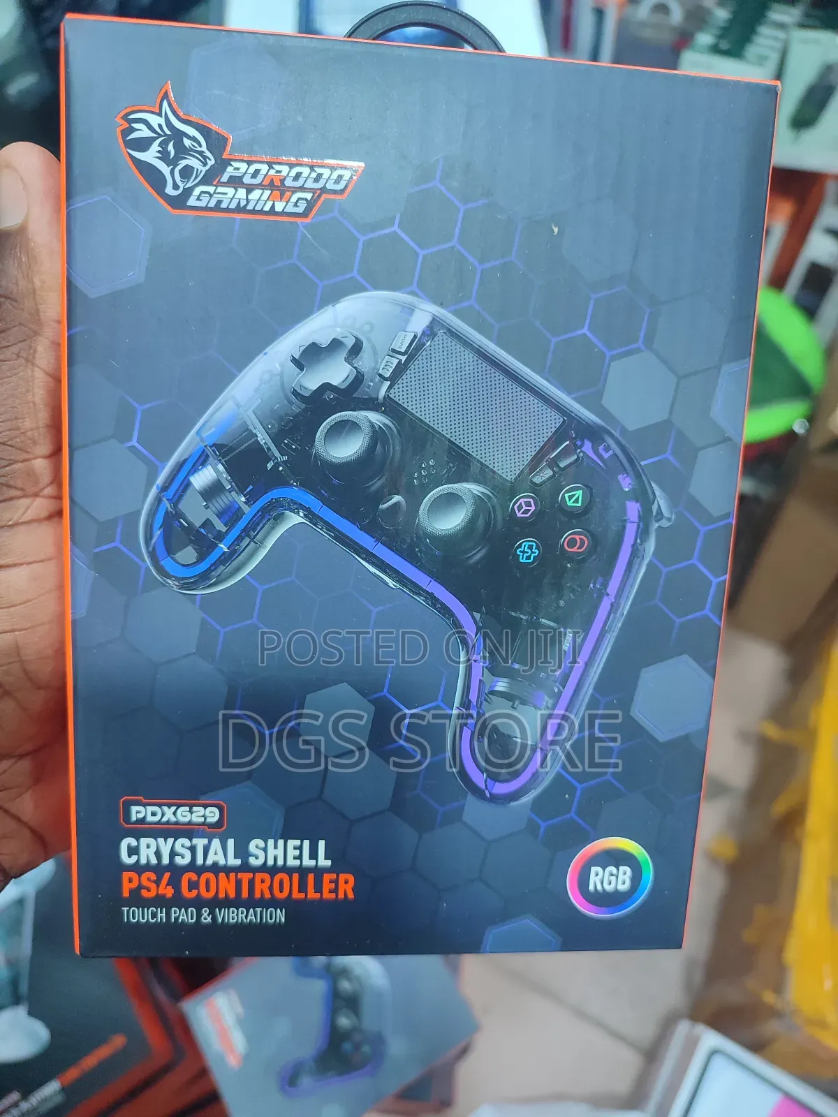 Porodo Gaming Pdx629 Crystal Shell Wireless Ps4 Controller