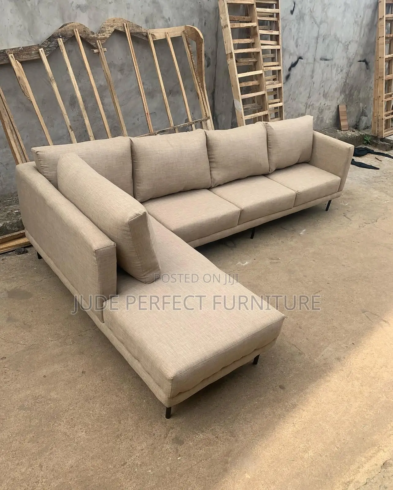 High Spacious Quality L Shape Sofa