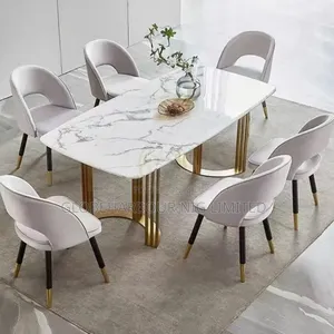 Luxury Mable Top Dinning Set