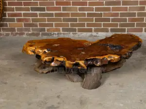 Rustic Wooden Live Edge Table