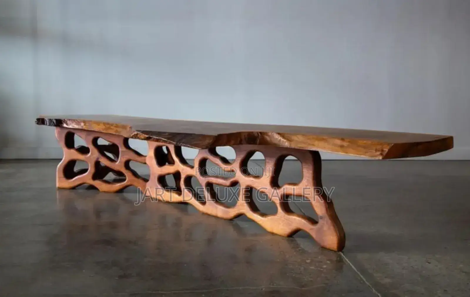 Handcrafted Live Edge Table