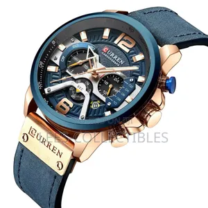 Best Quality Curren Leather Chronograph Watch