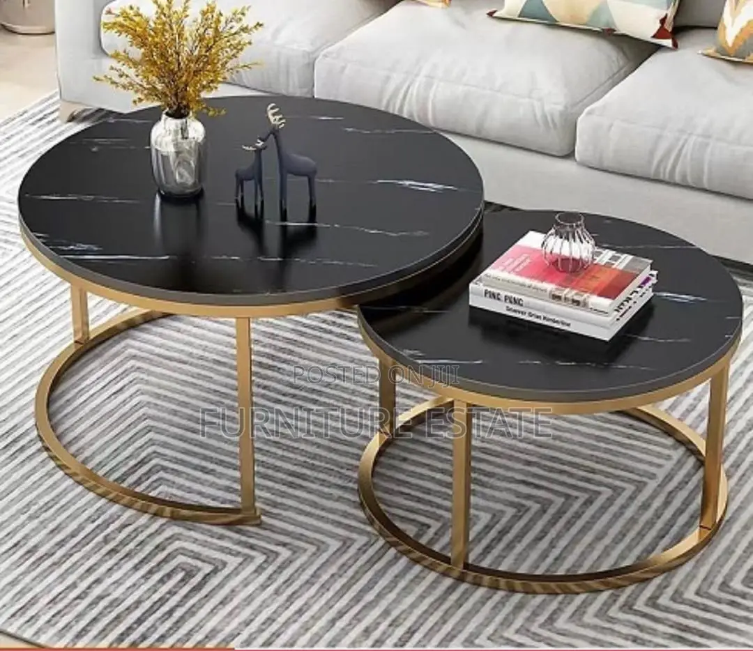 2 in 1 Extendable Marble Centre Table