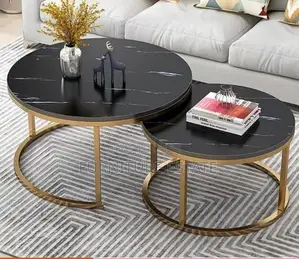 2 in 1 Extendable Marble Centre Table