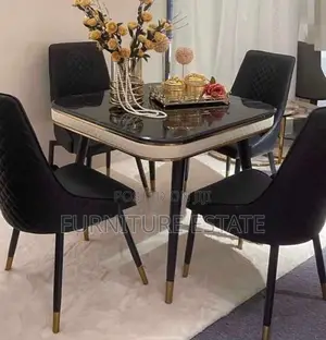 4 Seaters Executive Marble Dining Table