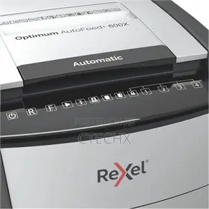 Rexel Optimum Auto Feed+ 600 Sheet Cross Cut Paper Shredder