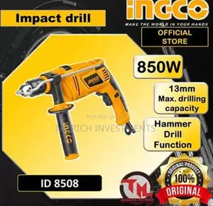 Ingco Impact Drill - 850w, Variable Speed, Hammer Function