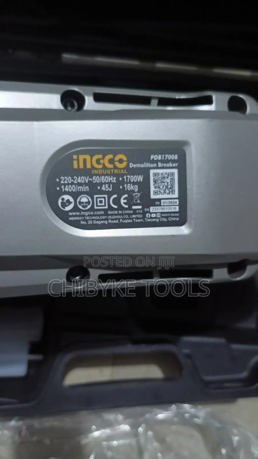 1700w Ingco Jack Hammer Machine