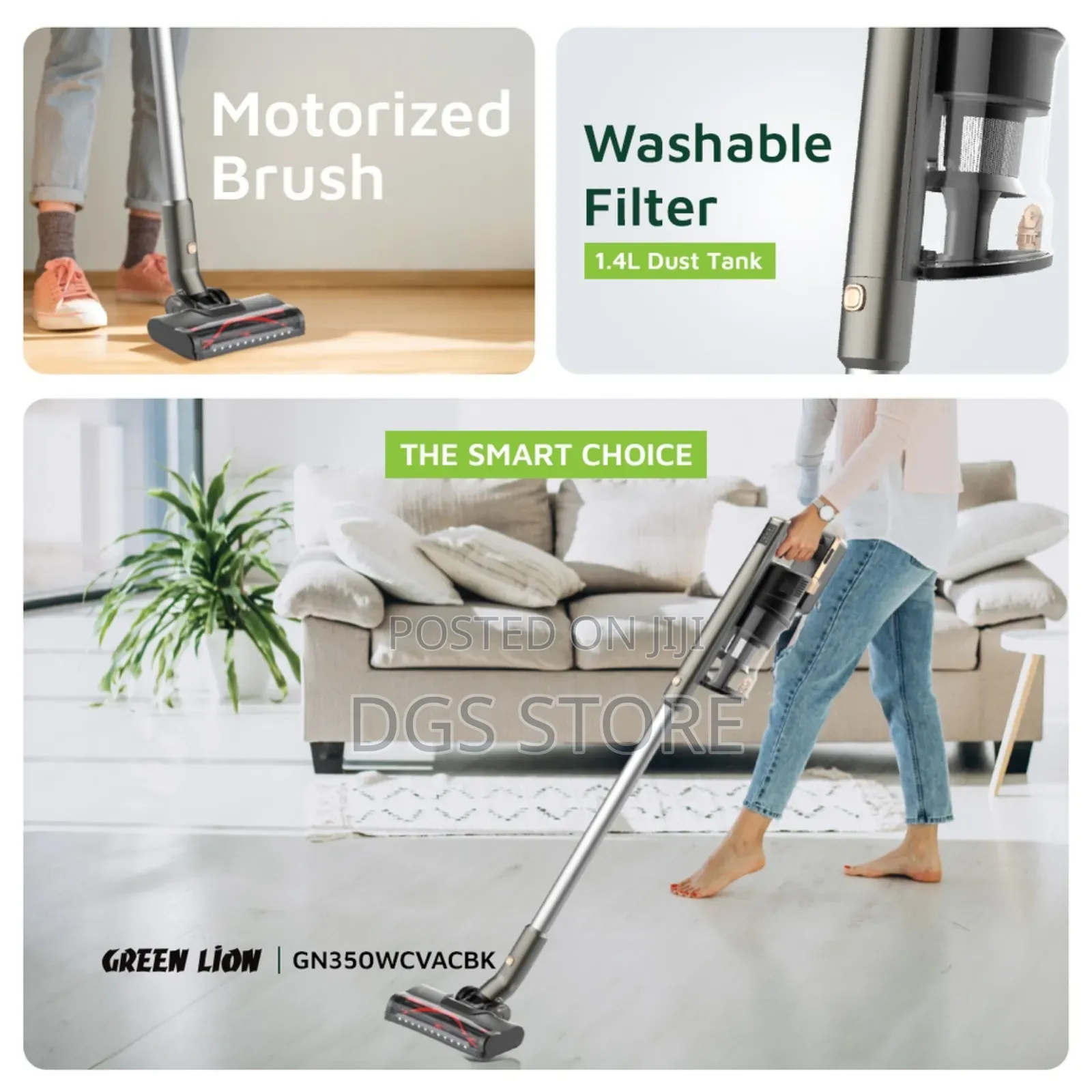 Green Lion Turbo Pro Vacuum Cleaner