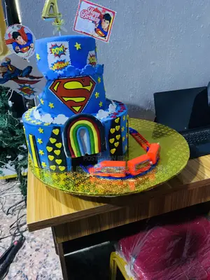Superman Cake
