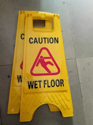 Wet Floor Cleaning Caution